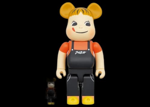 Bearbrick Peko-chan Coffee Milky 100% & 400% Set