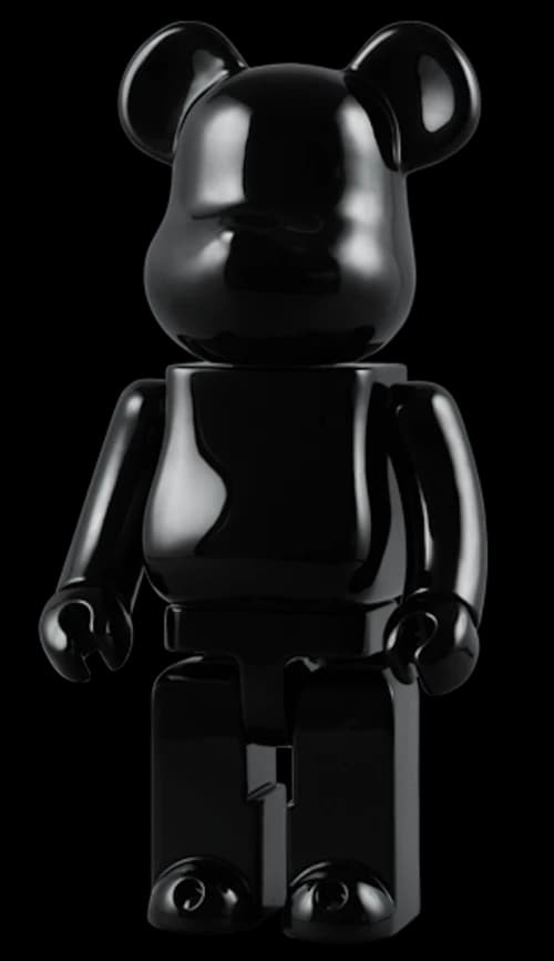 Bearbrick Piano Black 400% Black Wood