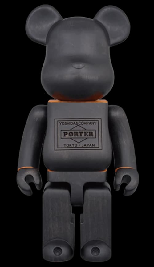 Bearbrick Porter x Karimoku 400% Black