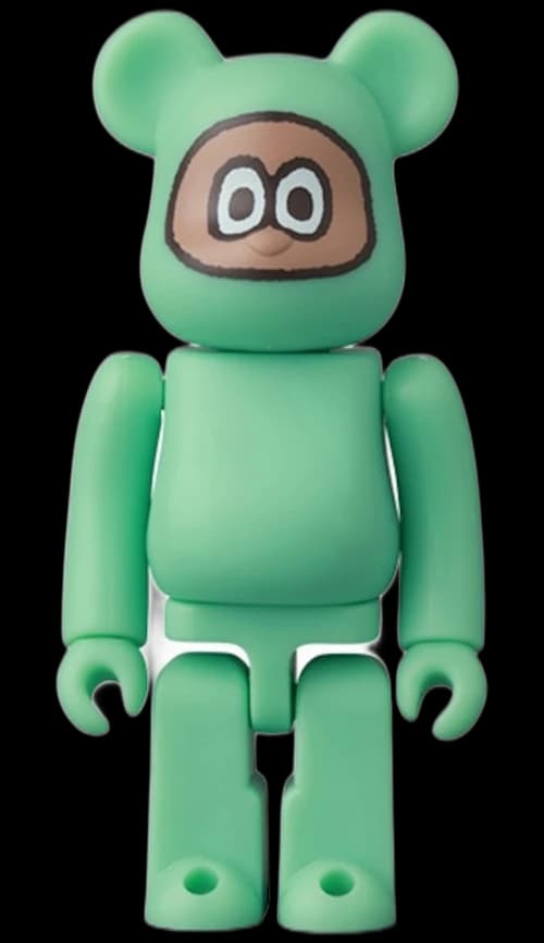 Bearbrick Series 44 Cute Tanukin Friends Yumemi Nemu 100% (Opened Blind Box & Card Included)