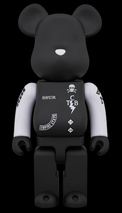 Bearbrick SSUR 400% Black/White
