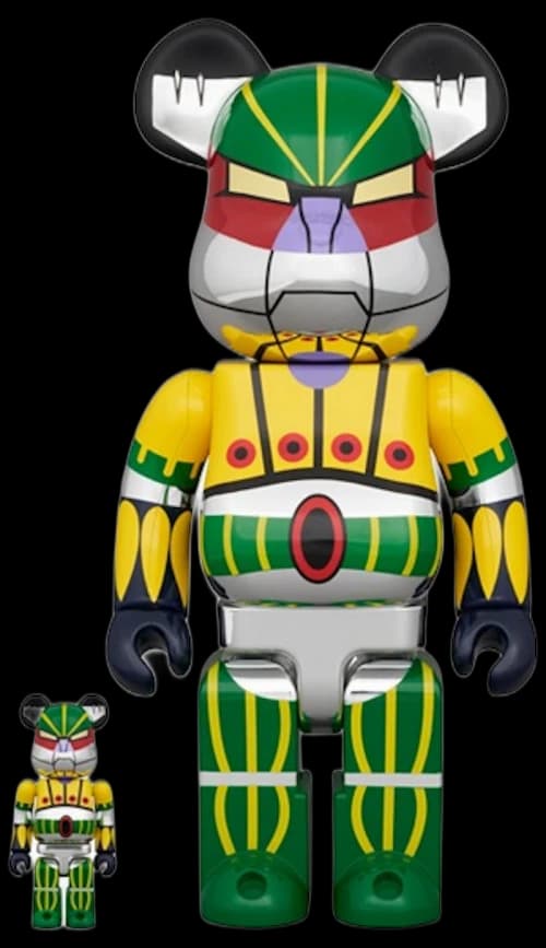 Bearbrick Steel Jeeg Plating Ver. 100% & 400% Set