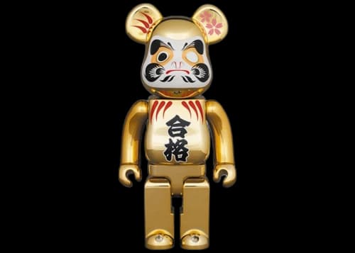 Bearbrick Tatsuma Pass 2 400% Gold Plated