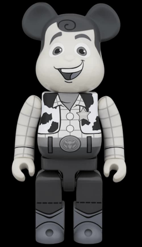 Bearbrick Woody B&W Ver. 400% Black