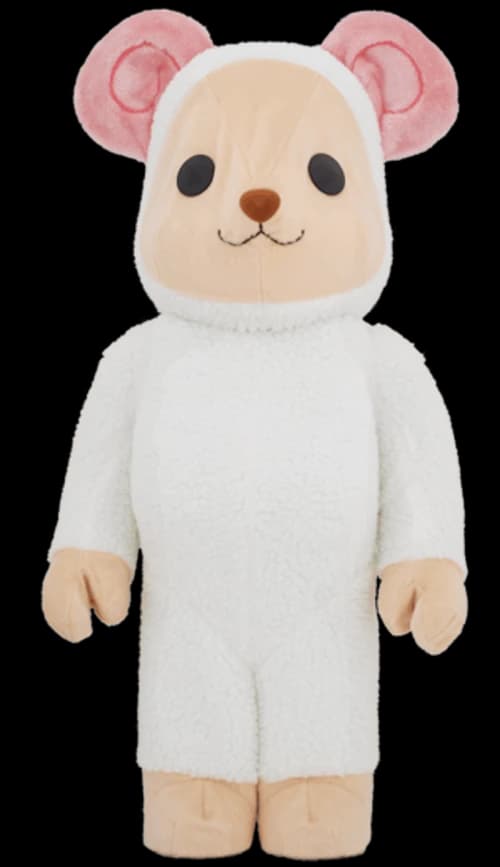 Bearbrick World Wide Tour 2 Fragment 2nd Model 1000% White