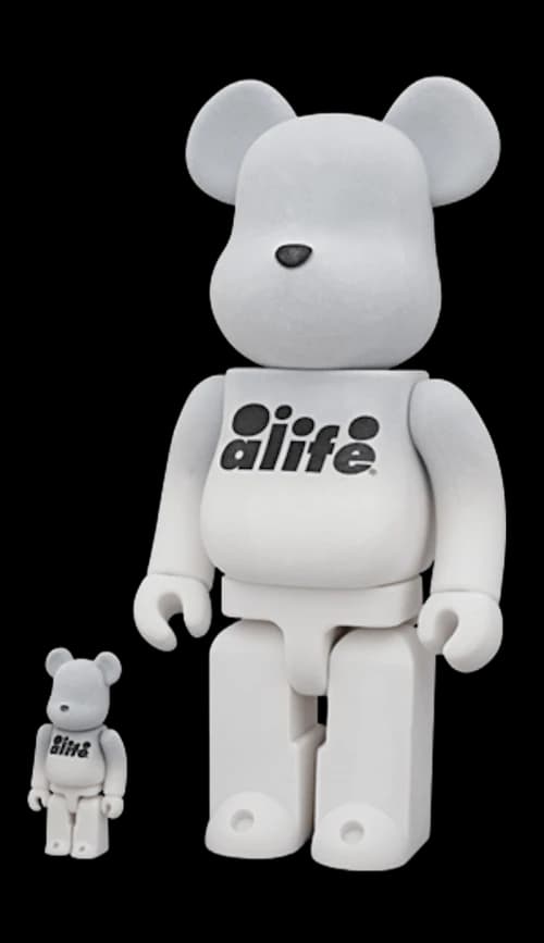 Bearbrick x alife 100% & 400% Set White