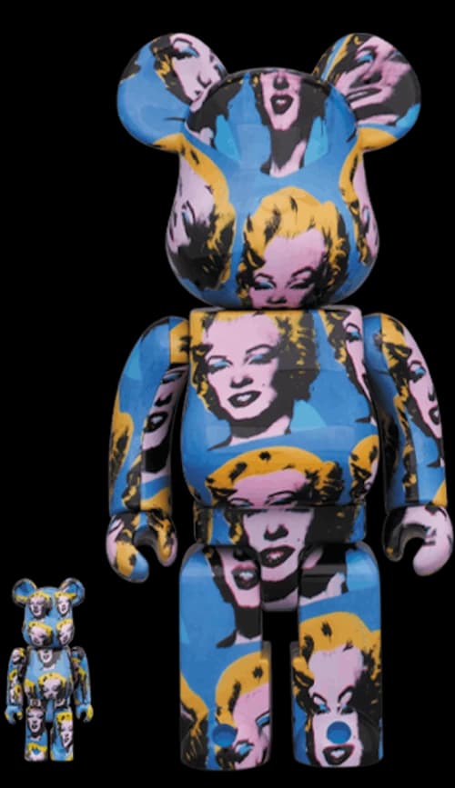 Bearbrick x Andy Warhol x Marily Monroe 100% & 400% Set