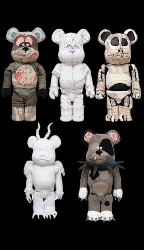 Bearbrick x Anne Valerie Dupond ONE OF KIND 1000% (Set of 5)