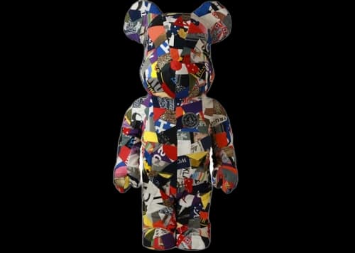 Bearbrick x Anrealage x S.H.I.P & Crew Patchwork 1000% Multi
