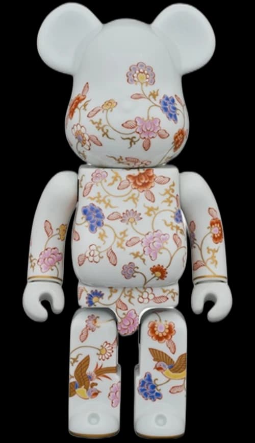 Bearbrick x Arita Flower and Bird Pattern 400%