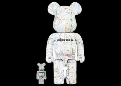 Bearbrick x atmos Subway 100% & 400% Set