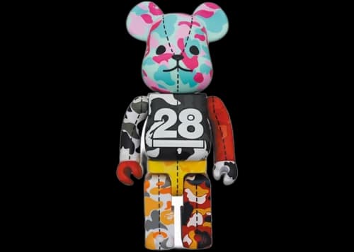 Bearbrick x BAPE 28th Anniversary Camo #3 400%