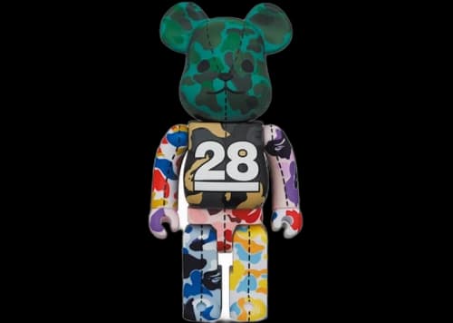 Bearbrick x BAPE 28th Anniversary Camo #4 400%