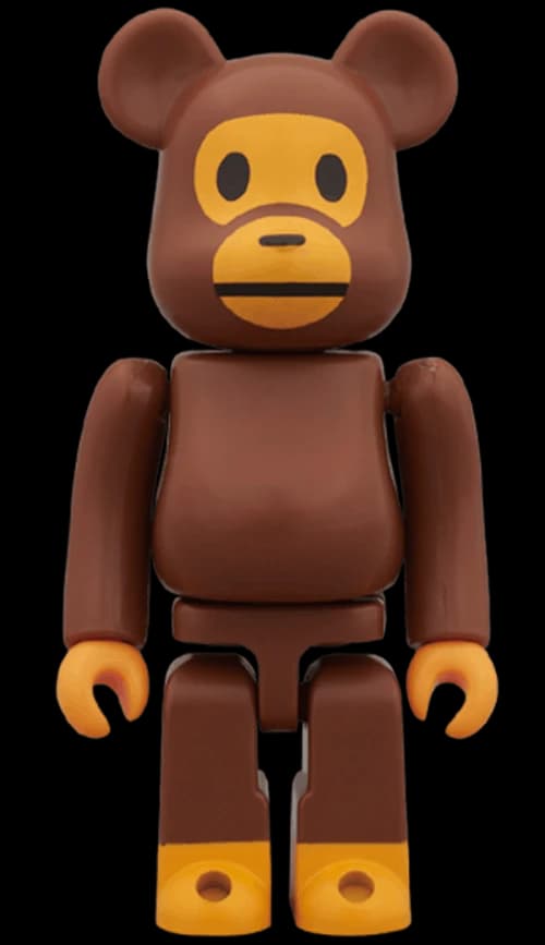 Bearbrick x BAPE Baby Milo 100% Brown