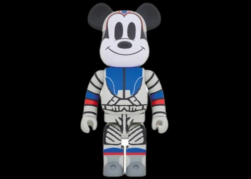 Bearbrick x Billionaire Boys Club x Mickey Mouse Astronaut 1000% Multicolor