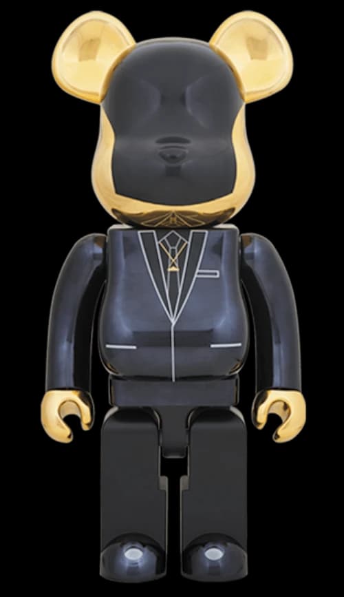 Bearbrick x Daft Punk Random Access Memories Version 1000% Gold