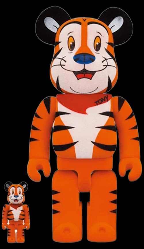 Bearbrick x Kellogg's Tony the Tiger Flocky Ver. 100% & 400% Set