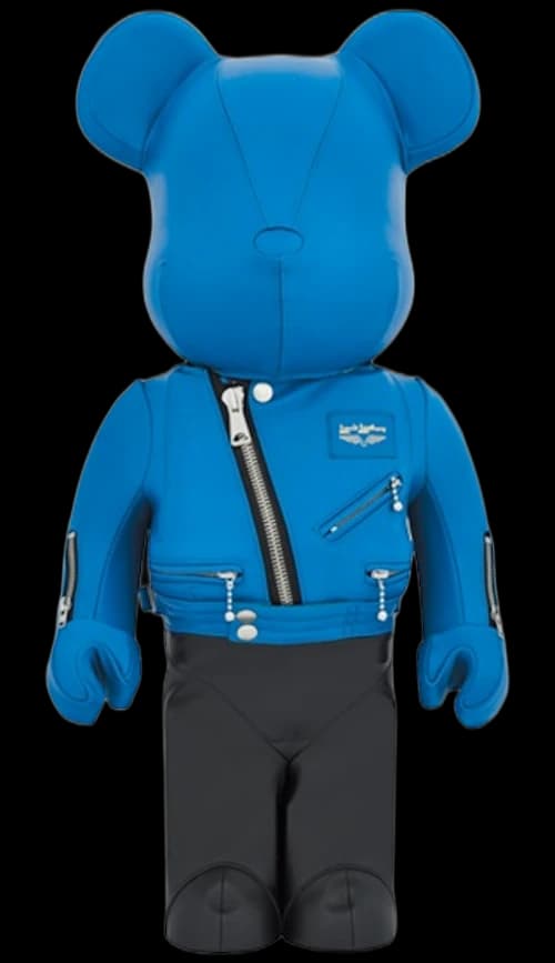 Bearbrick x Lewis Leathers Cyclone 1000%