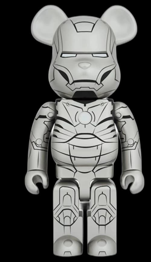Bearbrick x Marvel The Infinity Saga Iron Man Mark II 1000%