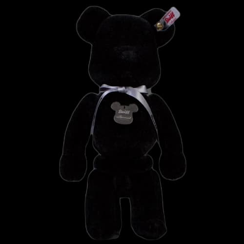 Bearbrick x Medicom Steiff 400% Black