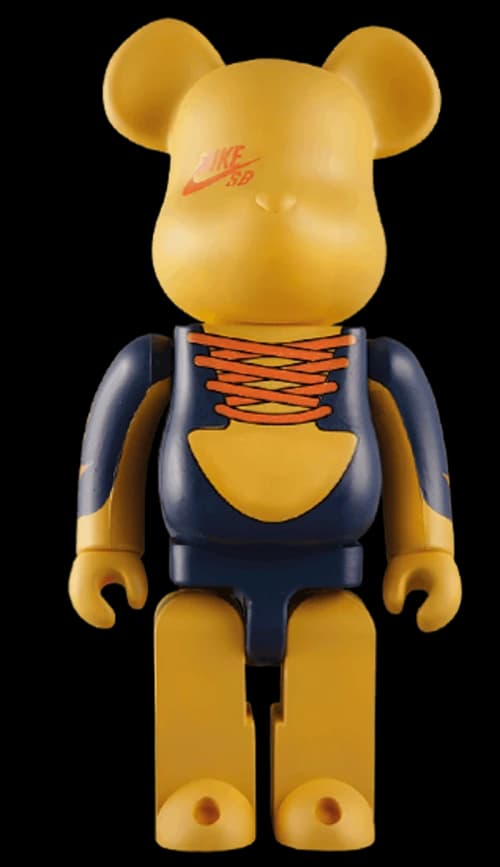 Bearbrick x NIKE THREE BEARBRICK 50% & 400% Set Yellow