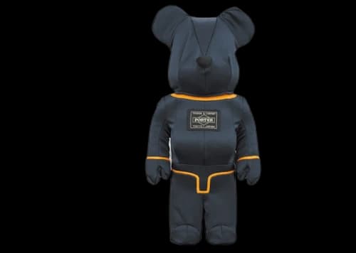 Bearbrick x Porter Tanker 100% & 400% Set Iron Blue