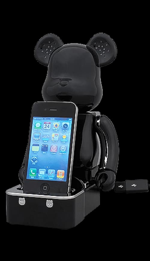 Bearbrick x Radius Speaker System 400% Black