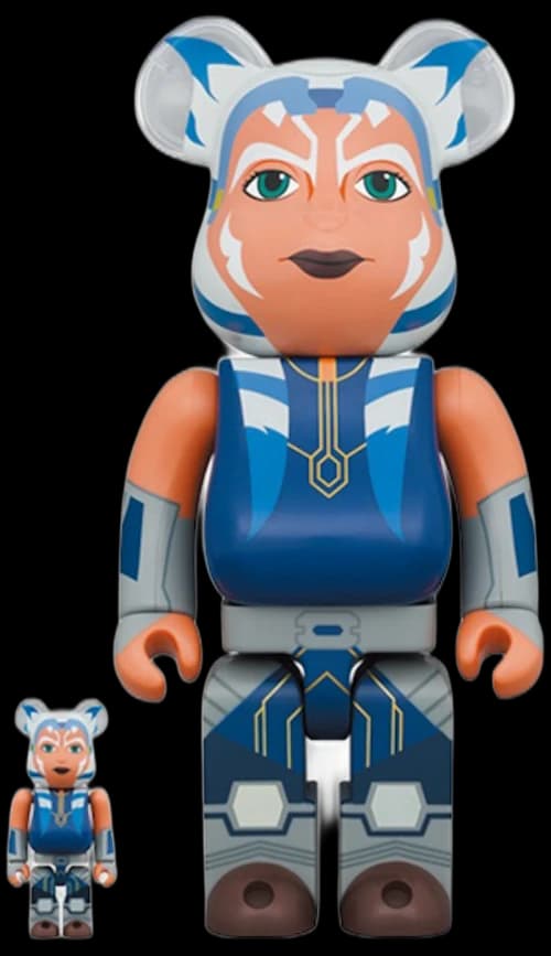 Bearbrick x Star Wars Ahsoka Tano (The Clone Wars Ver.) 100% & 400% Set