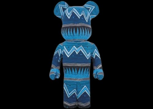 Bearbrick x Stussy 35th Anniversary 1000% Blue