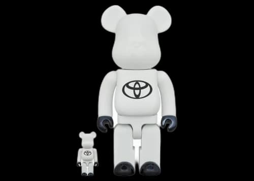 Bearbrick x Toyota (Drive Your Teenage Dreams.) 100% & 400% Set White