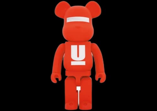 Bearbrick x UNDERCOVER Logo 1000% Red