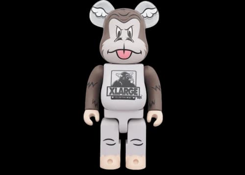 Bearbrick XLARGE x D*Face 1000% Gray Multicolor