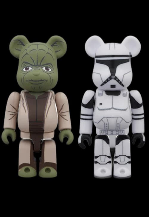 Bearbrick Yoda (EP2) & Clone Trooper (EP2) 2 Pack 100% Multi