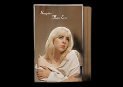 Billie Eilish Happier Than Ever Casette Brown