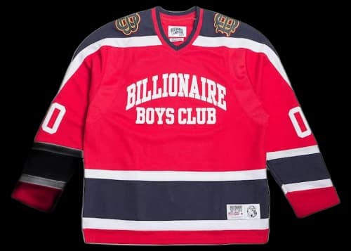 Billionaire Boys Club Don't Give A Puck Long Sleeve Knit Red
