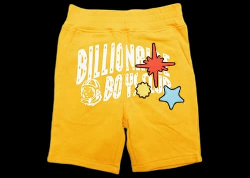Billionaire Boys Club Little Kids Stars Shorts Yellow/Saffron