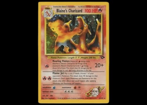 Blaine's Charizard 2000 Pokémon TCG Gym Challenge Holo #2 (Ungraded)