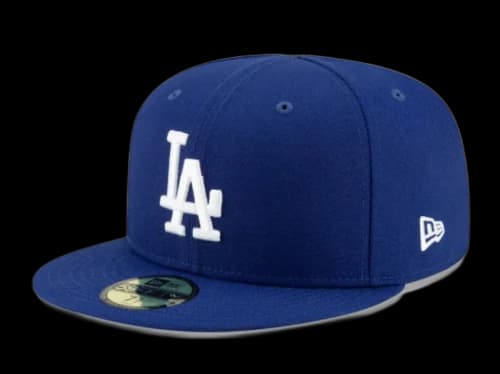 Born X Raised Los Angeles Dodgers LA Fitted Hat Blue