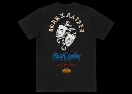 Born X Raised x Mister Cartoon No Llores Tee Black