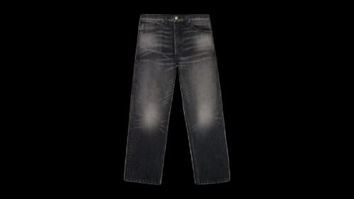 Brain Dead Type 00 14.5oz Selvedge Denim Pant Washed Black