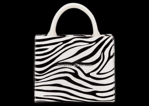 Brandon Blackwood Gina Mini Tote Ponyhair Zebra