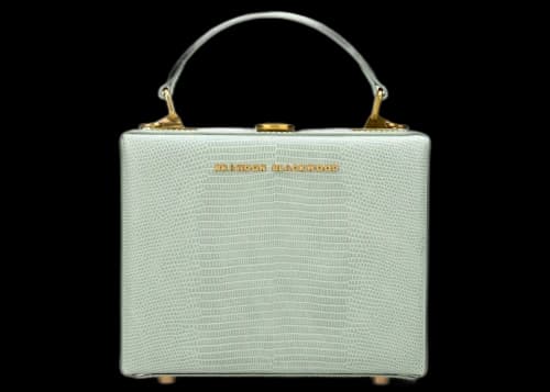 Brandon Blackwood Kendrick Trunk Embossed Green Lizard