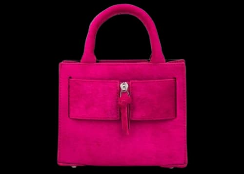 Brandon Blackwood Kuei Bag Hot Pink Ponyhair