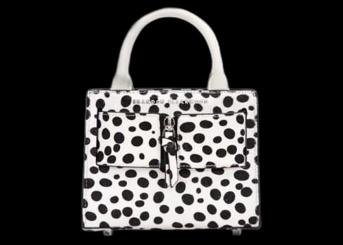 Brandon Blackwood Kuei Bag Ponyhair Dalmatian Print