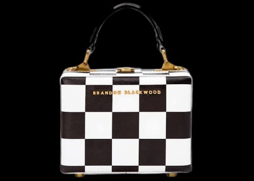Brandon Blackwood Mini Kendrick Trunk Check-Print