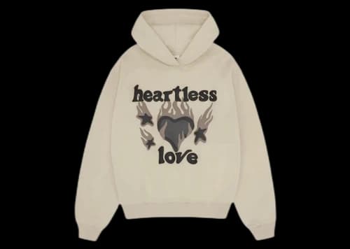 Broken Planet Heartless Love Hoodie Bone White