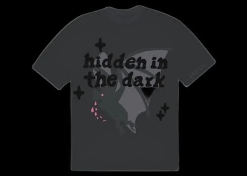 Broken Planet Hidden in the Dark T-shirt Onyx Black