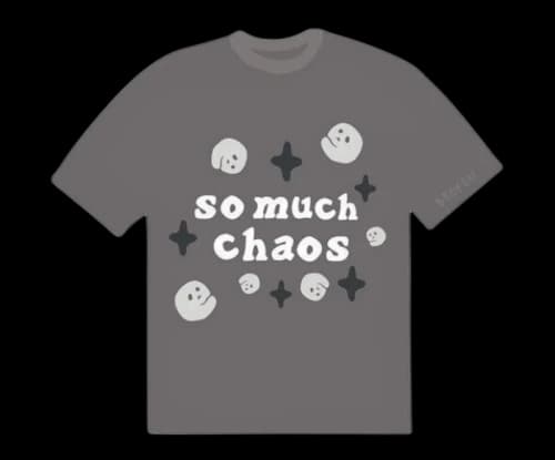 Broken Planet So Much Chaos T-shirt Ash Grey