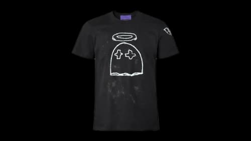 BWOOD Outline Ghost Tee Black