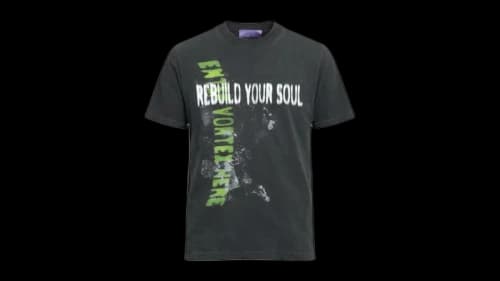 BWOOD Rebuild Your Soul T-shirt Vintage Black